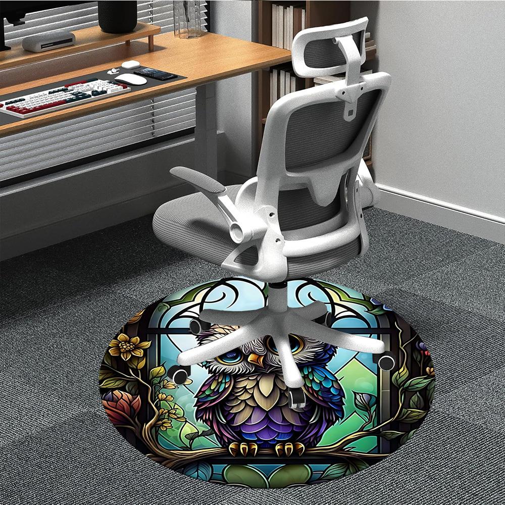 1pc Stained Glass Owl Chair Carpet for Office Non-Slip, Machine Washable Rug for Office - Holiday DecorMachine Made yy251029087 80cm by 80cm
1pc Stained Glass Owl Chair Carpet for Office Non-Slip, Machine Washable Rug for Office - Holiday DecorMachine Made yy251029087 80cm by 80cm