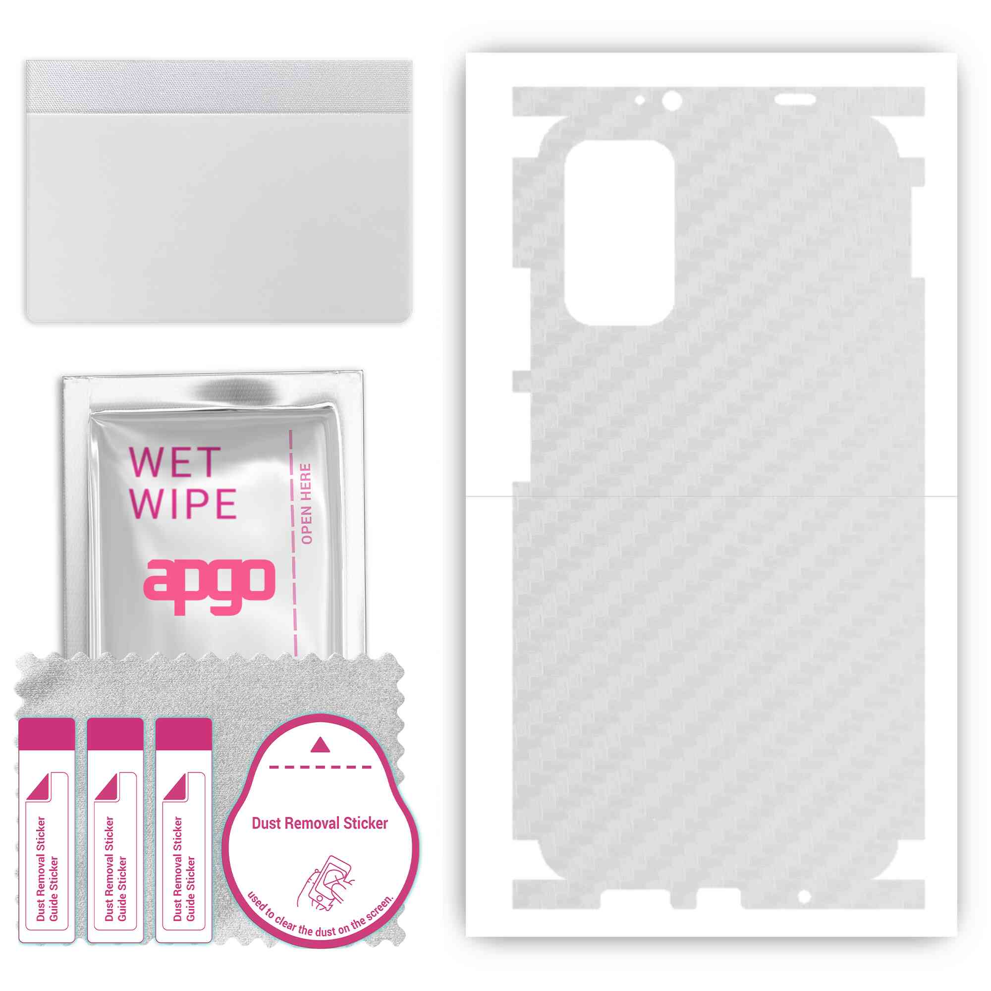 Apgo Protective Skin Sticker for the back+sides compatible with Xiaomi Redmi 9T, Full Wrap Film, Foil, Vinyl - Pattern Transparent Carbon
Apgo Protective Skin Sticker for the back+sides compatible with Xiaomi Redmi 9T, Full Wrap Film, Foil, Vinyl - Pattern Transparent Carbon
