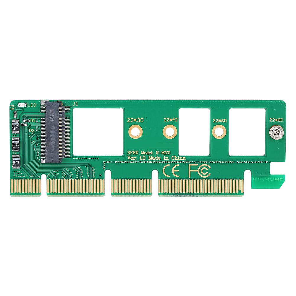 Адаптер Карта розширення для передачі PCIE 3.0 x4 x8 x16 до до NVME M.2 NVMe SSD Зелений ABS
Адаптер Карта розширення для передачі PCIE 3.0 x4 x8 x16 до до NVME M.2 NVMe SSD Зелений ABS