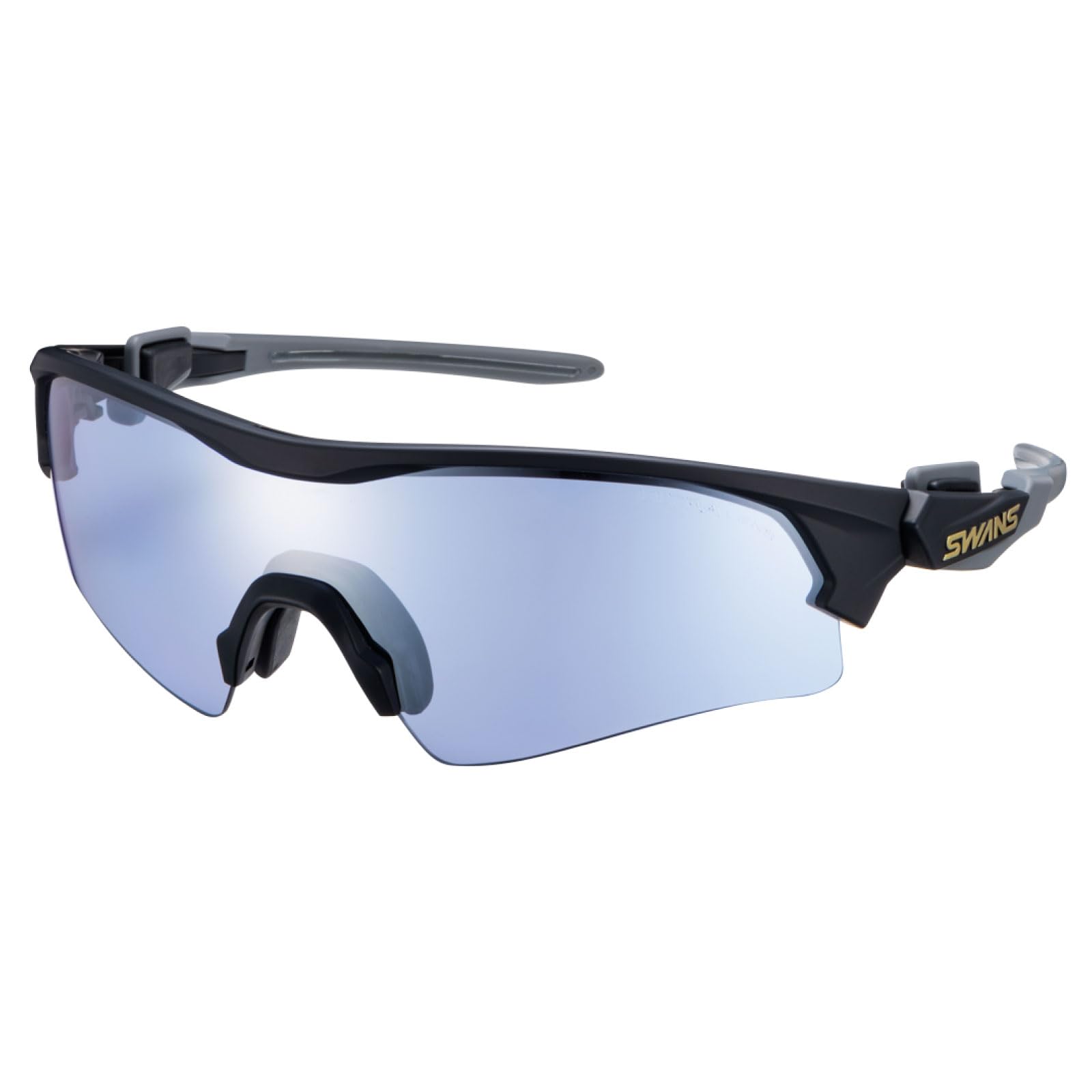 SWANS Sports Sunglasses FACEONE Made in Japan Mirror Lens Matte Black x Matte Gray x Matte Gray Golf Baseball Fishing Running FO-3114_MBK
SWANS Sports Sunglasses FACEONE Made in Japan Mirror Lens Matte Black x Matte Gray x Matte Gray Golf Baseball Fishing Running FO-3114_MBK