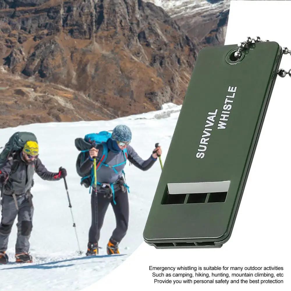 3-Frequency Whistle High Decibel Survival Whistle Outdoor Hiking Camping Whistle 3 Holes Hunting Whistle Emergency Survival Tool
3-Frequency Whistle High Decibel Survival Whistle Outdoor Hiking Camping Whistle 3 Holes Hunting Whistle Emergency Survival Tool
