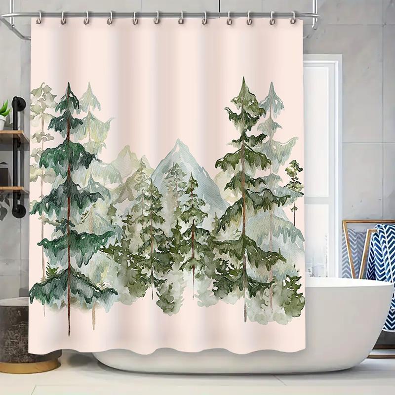 Forest Landscape Shower Curtain Nature Trees Mountain Backdrop Scenic Bathroom Decor Rustic Woodland Shower Curtain Greenery Bac W60H190(CM)-1 Pcs
Forest Landscape Shower Curtain Nature Trees Mountain Backdrop Scenic Bathroom Decor Rustic Woodland Shower Curtain Greenery Bac W60H190(CM)-1 Pcs