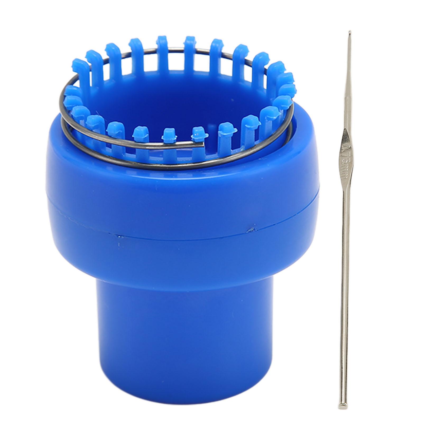 Mini Knitting Machine Blue Ergonomic Design Automatic Release Function Crochet Loom Machine
Mini Knitting Machine Blue Ergonomic Design Automatic Release Function Crochet Loom Machine
