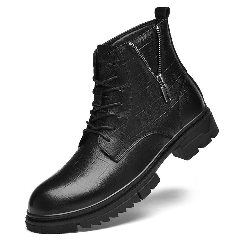 Ботинки для мужчин, модная кожаная обувь, роскошные брендовые ботильоны из натуральной кожи, деловые ботинки, шнурованные мужские туфли на толстой подошве, высокого класса 47 чёрный
Ботинки для мужчин, модная кожаная обувь, роскошные брендовые ботильоны из натуральной кожи, деловые ботинки, шнурованные мужские туфли на толстой подошве, высокого класса 47 чёрный