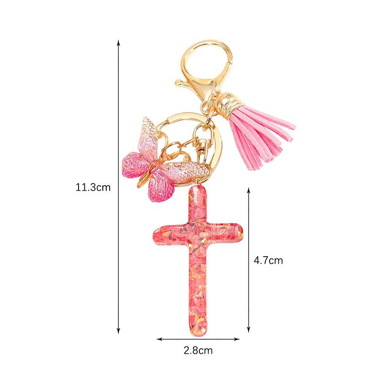 Colorful Sequin Cross Butterfly Tassel Pendant Keychain Backpack Hangings Decoration Gift
Colorful Sequin Cross Butterfly Tassel Pendant Keychain Backpack Hangings Decoration Gift
