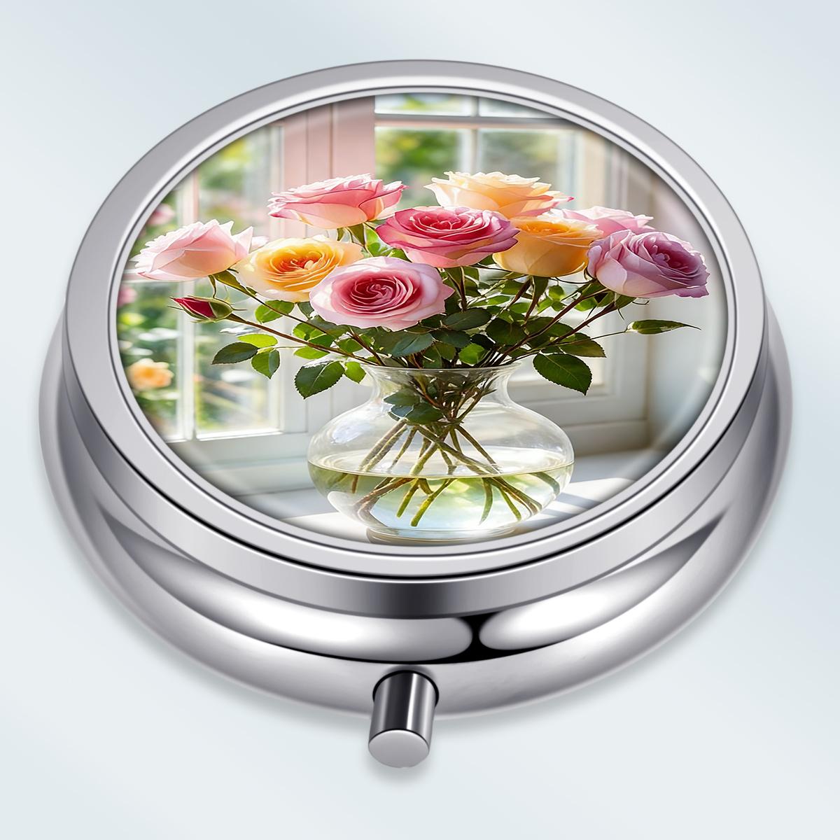 Portable Pill Box with 3 Compartments, Mini Metal Medicine Organizer Case, Cute Printed Pill Container for Vitamins, Pills, Jewelry, Travel, Daily Use разноцветный
Portable Pill Box with 3 Compartments, Mini Metal Medicine Organizer Case, Cute Printed Pill Container for Vitamins, Pills, Jewelry, Travel, Daily Use разноцветный