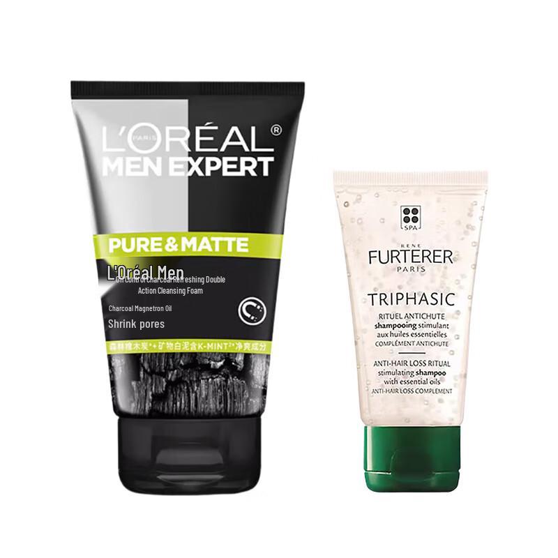 L Oréal Men s Oil Control Cleanser & René Furterer Hair Shampoo Set
L Oréal Men s Oil Control Cleanser & René Furterer Hair Shampoo Set