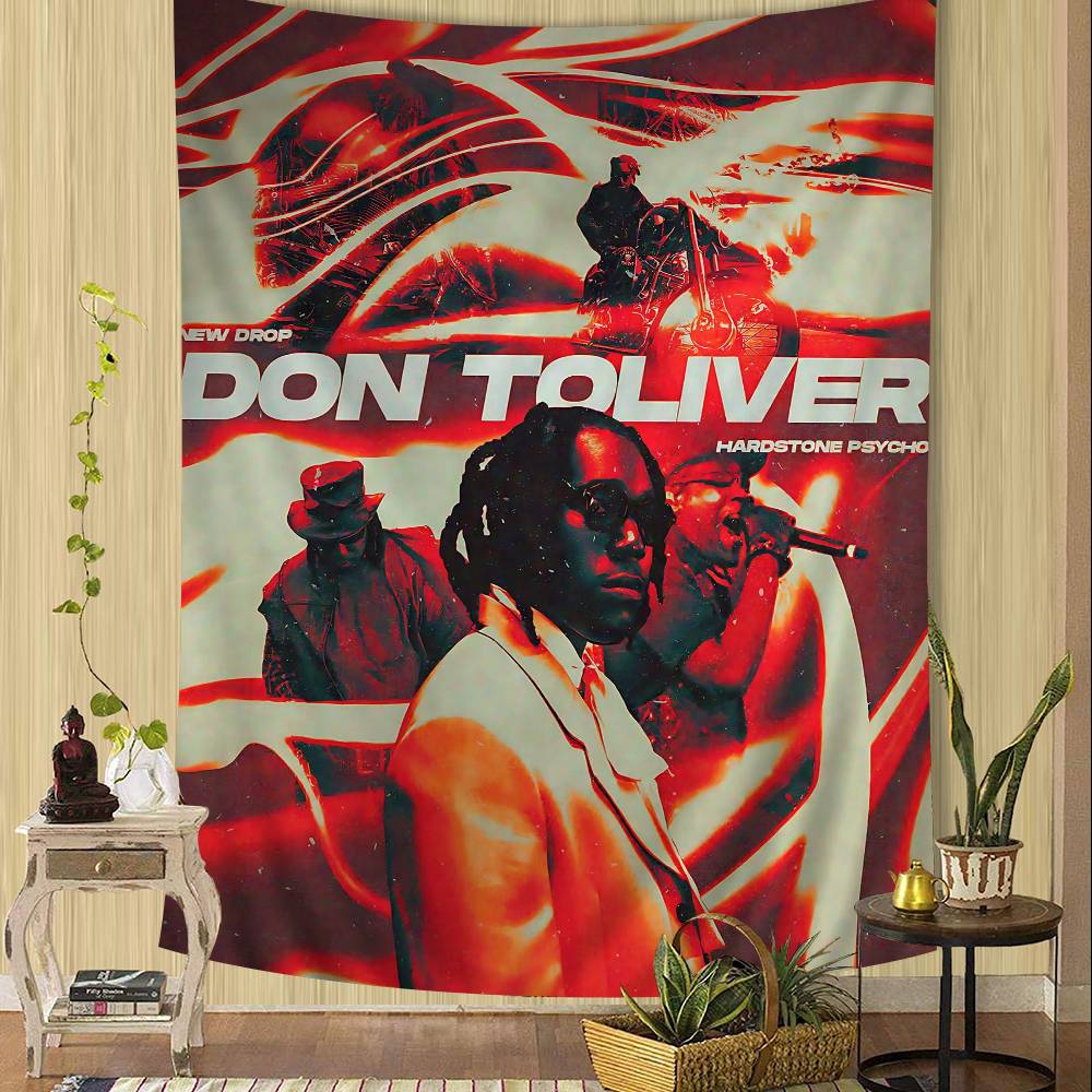 Rapper DDon TToliverS DIY Wall Tapestry Hippie Flower Wall Carpets Dorm Decor Wall Art Decor 74x94cm(29x37in)
Rapper DDon TToliverS DIY Wall Tapestry Hippie Flower Wall Carpets Dorm Decor Wall Art Decor 74x94cm(29x37in)