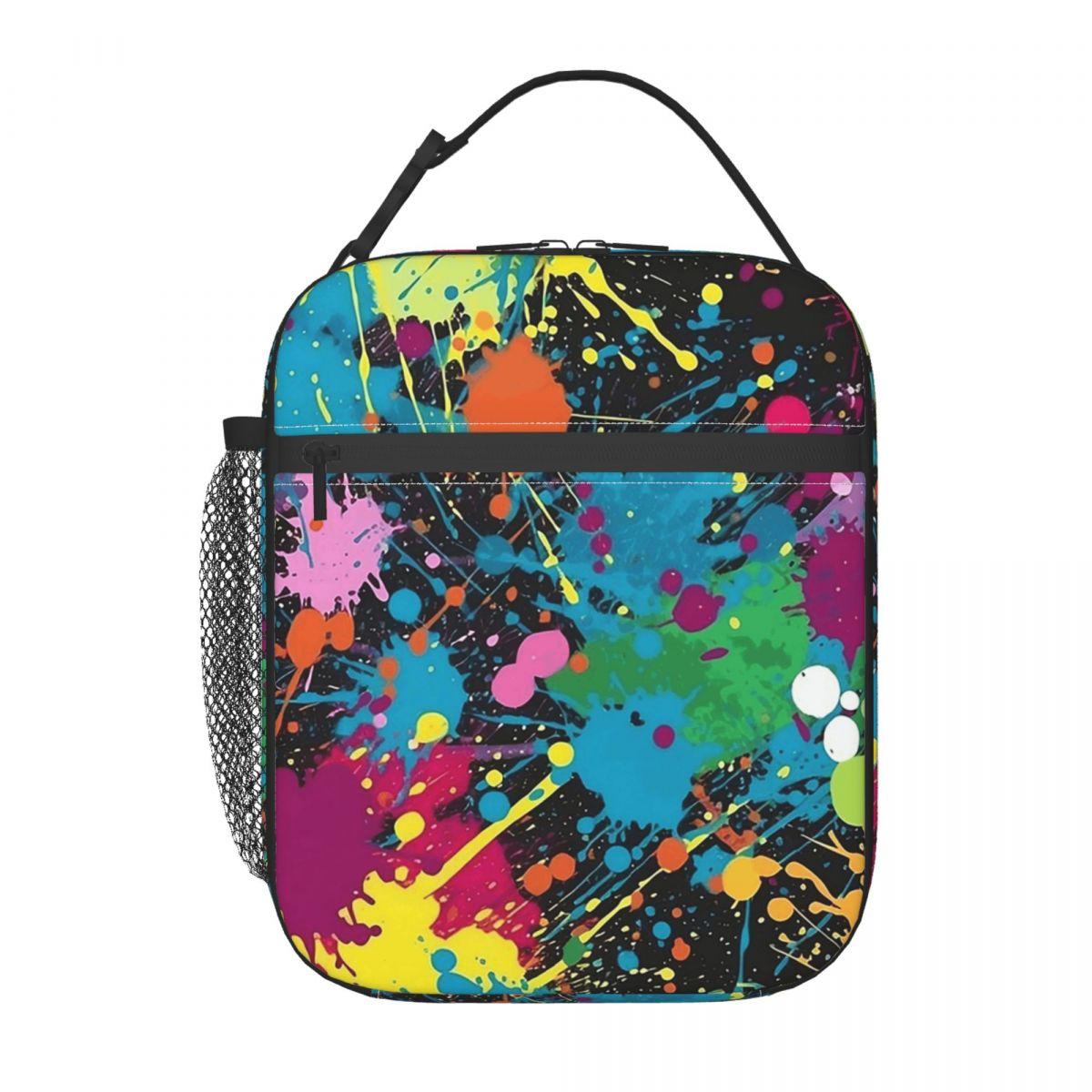 Colorful Graffiti Splashing Insulated Lunch Bag for Women Office Cooler Thermal Food Box Tote Portable Lunch Boxes Container One Size
Colorful Graffiti Splashing Insulated Lunch Bag for Women Office Cooler Thermal Food Box Tote Portable Lunch Boxes Container One Size