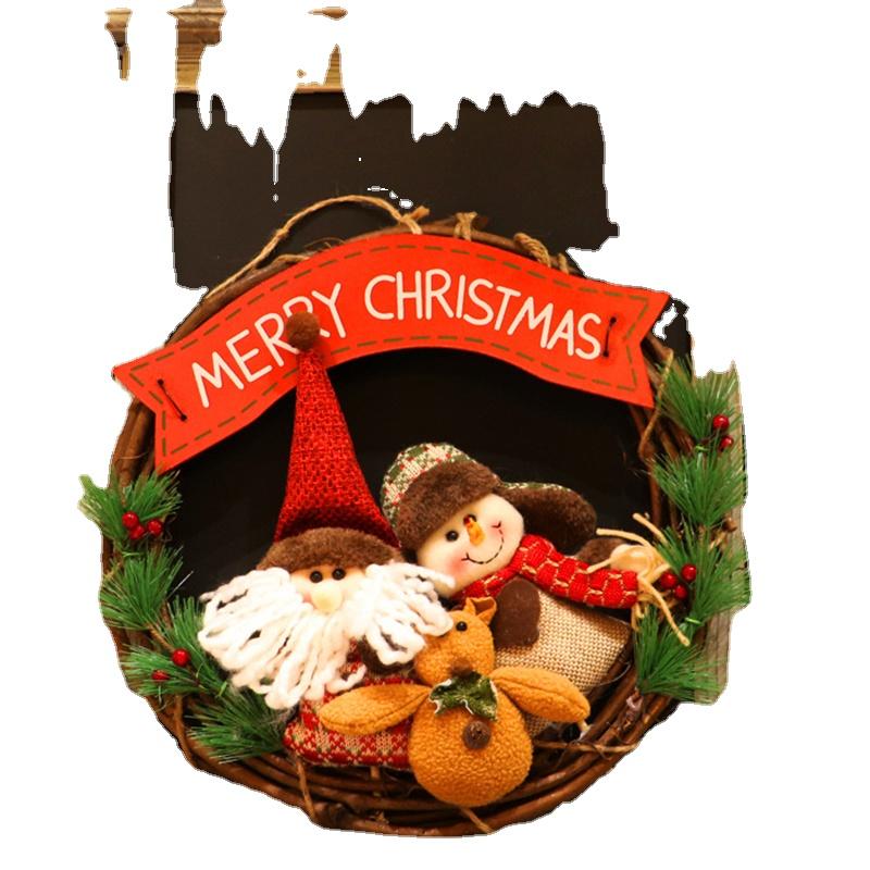 Christmas Ornaments Wreath Rattan Garland Santa Snowman Vine Ring Pendant Window Welcome Sign Merry Christmas Decoration Home
Christmas Ornaments Wreath Rattan Garland Santa Snowman Vine Ring Pendant Window Welcome Sign Merry Christmas Decoration Home