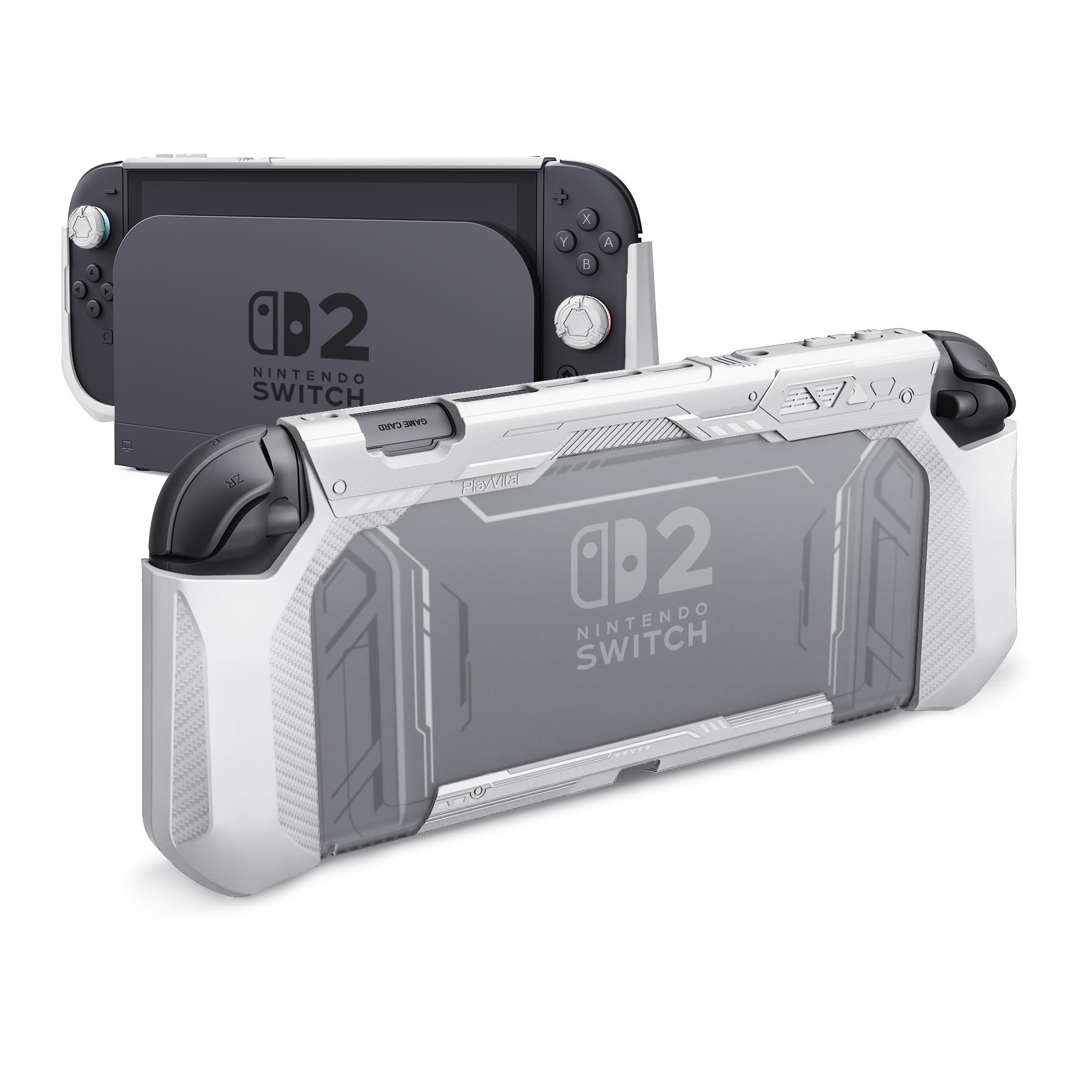 PlayVital METEOR Мягкий защитный чехол из ТПУ для Nintendo Switch 2 с док-станцией для большого пальца (2025) Чехол, Совместимый, С захватом, Ударопрочный, Противоскользящий, Устойчивый к царапинам белый
PlayVital METEOR Мягкий защитный чехол из ТПУ для Nintendo Switch 2 с док-станцией для большого пальца (2025) Чехол, Совместимый, С захватом, Ударопрочный, Противоскользящий, Устойчивый к царапинам белый