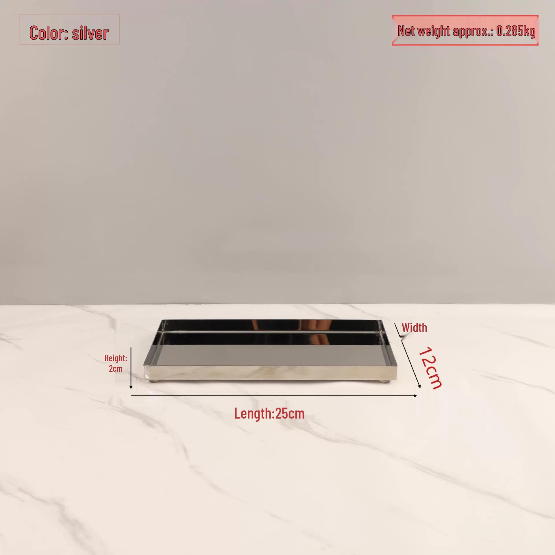 Сучасний мінімалістичний піднос з нержавіючої сталі для фруктів та ароматерапії для декору вітальні або обіднього столу
Сучасний мінімалістичний піднос з нержавіючої сталі для фруктів та ароматерапії для декору вітальні або обіднього столу