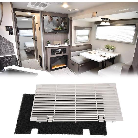 RV Ducted Duo-Therm Grille Compatible with Dometic 3104928.019 Replace Grill with Filter Pad - Polar White
RV Ducted Duo-Therm Grille Compatible with Dometic 3104928.019 Replace Grill with Filter Pad - Polar White