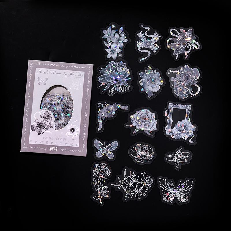30pcs PET Transparent Stickers Plant Flowers Decorative Labels Scrapbooking Collage Material Diary Stationery Supplies
30pcs PET Transparent Stickers Plant Flowers Decorative Labels Scrapbooking Collage Material Diary Stationery Supplies