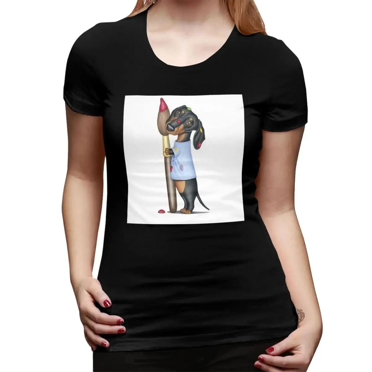 Dachshund Dog Painting Art TShirt for Women Round Neck Streetwear T Shirts Womens Tees Short Summer Clothes Tops 4XL
Dachshund Dog Painting Art TShirt for Women Round Neck Streetwear T Shirts Womens Tees Short Summer Clothes Tops 4XL