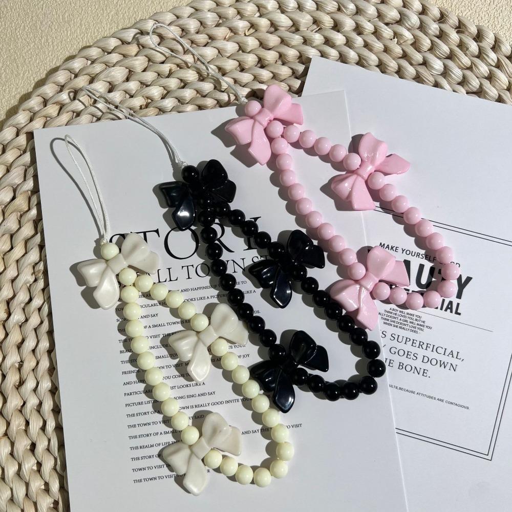 Y2k Bowknot Phone Lanyard Bowknot Bowknot Phone Chain Portable Backpack Pendant Key Accessories чорний
Y2k Bowknot Phone Lanyard Bowknot Bowknot Phone Chain Portable Backpack Pendant Key Accessories чорний