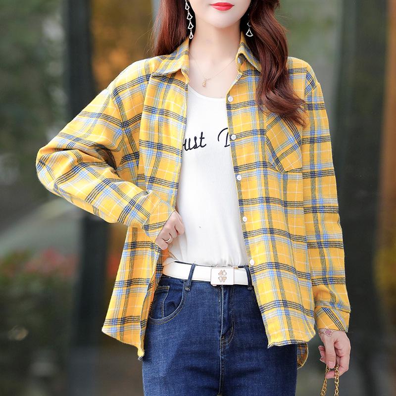 Женский клетчатый топ облегающего кроя с длинным рукавом на весну/осень 2025 года - Мода в корейском стиле XL
Женский клетчатый топ облегающего кроя с длинным рукавом на весну/осень 2025 года - Мода в корейском стиле XL