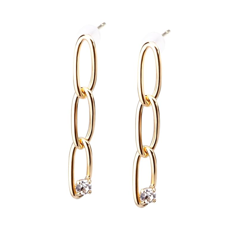 LOKUMI earrings 4 designs x 3 colors to choose from 18k gold K18 post made in Japan K18 Compatible with metal allergies chain Bijou swing earrings
LOKUMI earrings 4 designs x 3 colors to choose from 18k gold K18 post made in Japan K18 Compatible with metal allergies chain Bijou swing earrings