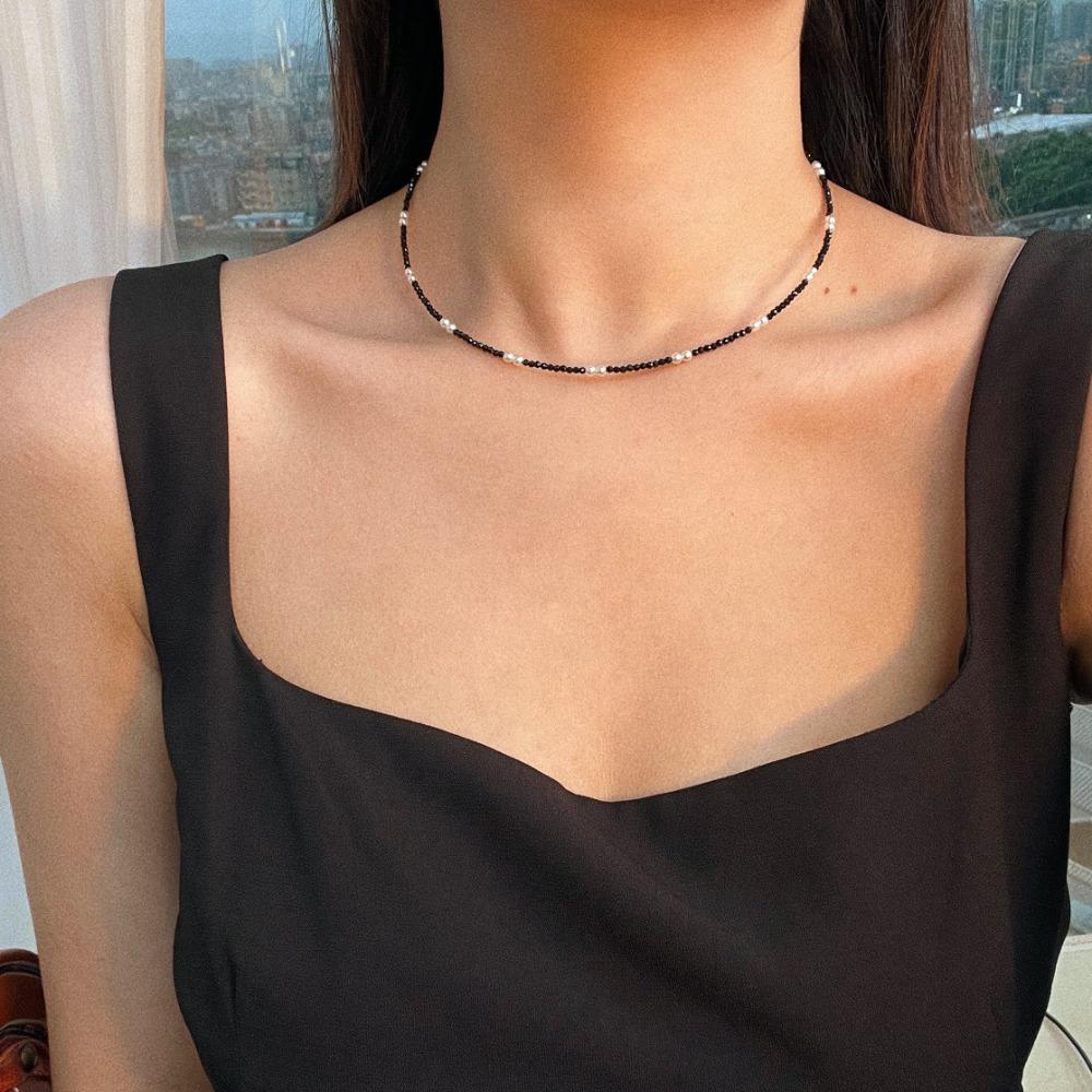 Black Pearl Pointed Black Pearl Necklace Vintage Jewelry Accessories Collar Chain for Women Girls
Black Pearl Pointed Black Pearl Necklace Vintage Jewelry Accessories Collar Chain for Women Girls