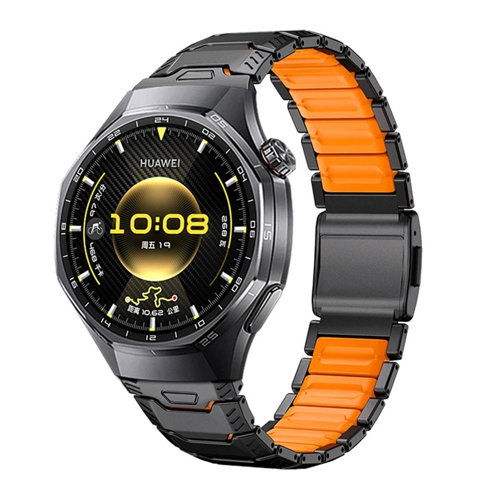Luxury Titanium Rubber Strap For Huawei Watch GT6 Pro/Watch 5 46MM/GT4 Metal Sport Band For Watch 4 Pro/Watch Ultimate Business magnetic buckle
Luxury Titanium Rubber Strap For Huawei Watch GT6 Pro/Watch 5 46MM/GT4 Metal Sport Band For Watch 4 Pro/Watch Ultimate Business magnetic buckle