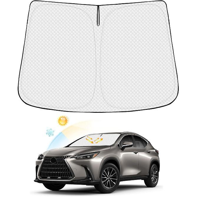 Солнцезащитный козырек на лобовое стекло для Lexus NX NX250 NX350 NX350h NX450h + 2022-2024 аксессуары, утолщенный 6-слойный солнцезащитный козырек на переднее окно, защита от солнца Lexus NX 2022-Present
Солнцезащитный козырек на лобовое стекло для Lexus NX NX250 NX350 NX350h NX450h + 2022-2024 аксессуары, утолщенный 6-слойный солнцезащитный козырек на переднее окно, защита от солнца Lexus NX 2022-Present