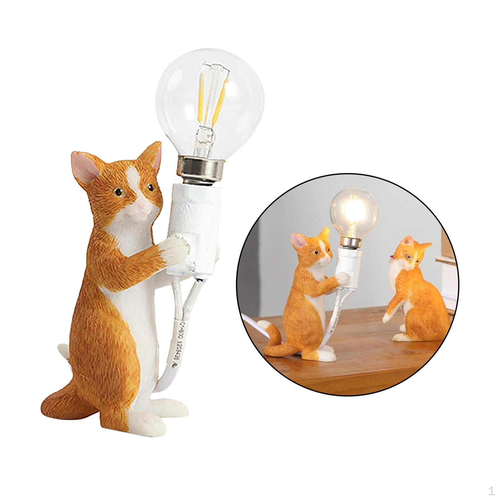 Искусственная настольная лампа в форме кошки, прикроватная настенная настольная лампа-ночник для взрослых и детей Orange 100x60x140mm
Искусственная настольная лампа в форме кошки, прикроватная настенная настольная лампа-ночник для взрослых и детей Orange 100x60x140mm
