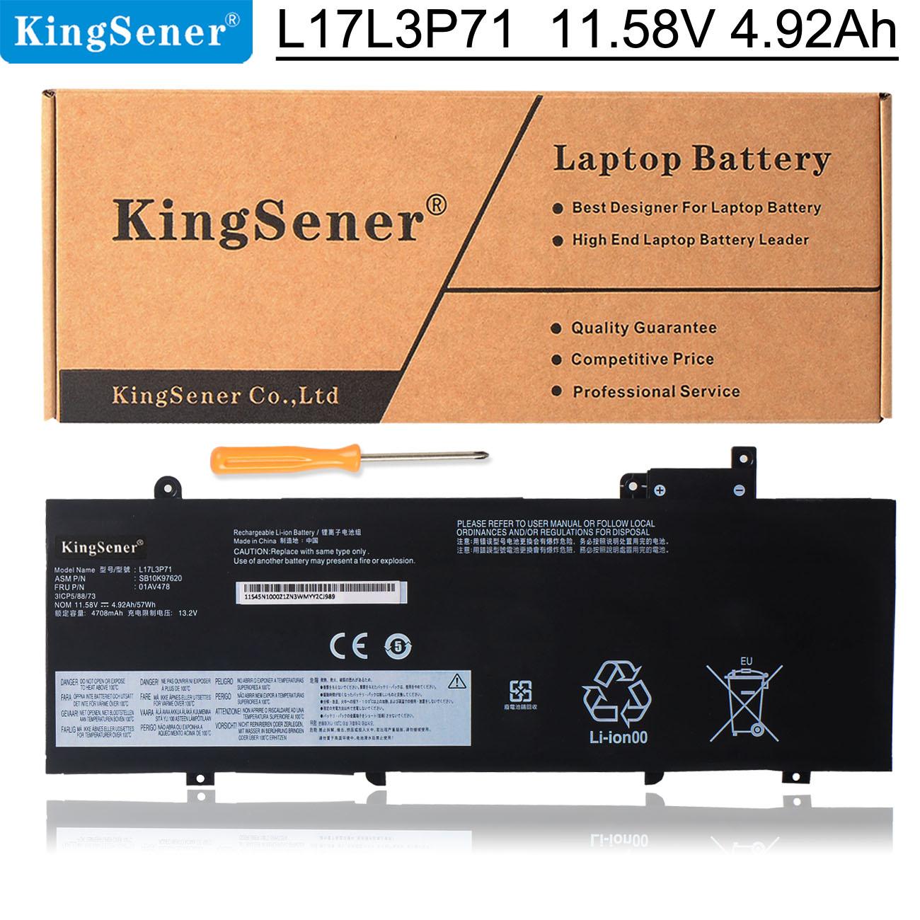 Kingsener L17L3P71 аккумулятор для ноутбука ThinkPad T480S серии L17M3P71 L17M3P72 01AV478 SB10K97620 01AV479 SB10K97621 01AV480
Kingsener L17L3P71 аккумулятор для ноутбука ThinkPad T480S серии L17M3P71 L17M3P72 01AV478 SB10K97620 01AV479 SB10K97621 01AV480