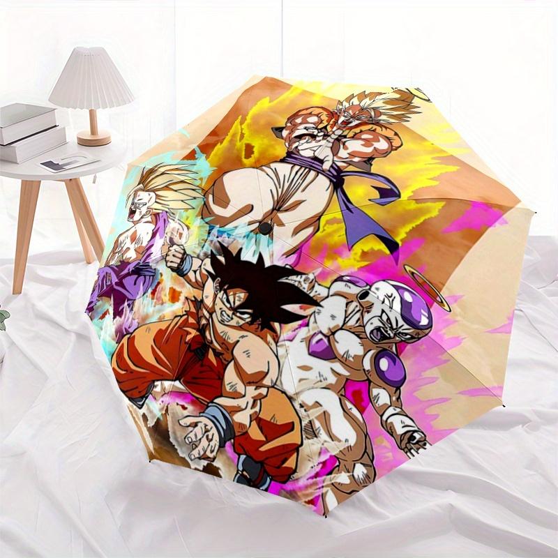 1pc Goku Vegeta and Frieza Unite in Epic Battle Pattern Beautiful Looking Automatic Folding Umbrella, 3 Folding, 8 Iron Frame Design, Durable and Suit
1pc Goku Vegeta and Frieza Unite in Epic Battle Pattern Beautiful Looking Automatic Folding Umbrella, 3 Folding, 8 Iron Frame Design, Durable and Suit