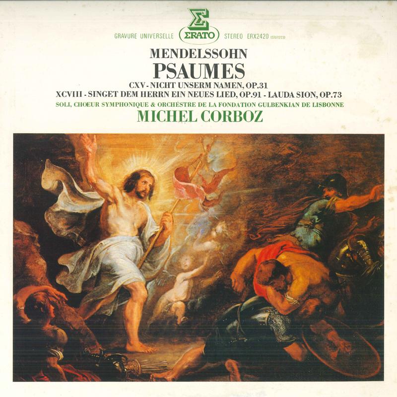 LP Record MICHEL CORBOZ - Mendelssohn: Psalm No. 115, No. 98, ERX2420 ERATO Japan Classical Used
LP Record MICHEL CORBOZ - Mendelssohn: Psalm No. 115, No. 98, ERX2420 ERATO Japan Classical Used