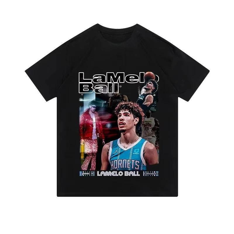 LaMelo Ball Charlotte Hornets №2 Вінтажний Графічний Т-Ширт у Стилі Streetwear, Оверсайз Баскетбольна Футболка NBA, Унісекс Повсякденний Топ L синій
LaMelo Ball Charlotte Hornets №2 Вінтажний Графічний Т-Ширт у Стилі Streetwear, Оверсайз Баскетбольна Футболка NBA, Унісекс Повсякденний Топ L синій