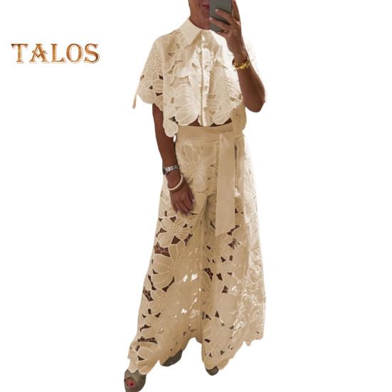 2 шт./комплект. Жіночий верхній брючний костюм із видаленими квітами, відкладним коміром, коротка блузка, широкі брючні комплекти XXL жовтий
2 шт./комплект. Жіночий верхній брючний костюм із видаленими квітами, відкладним коміром, коротка блузка, широкі брючні комплекти XXL жовтий