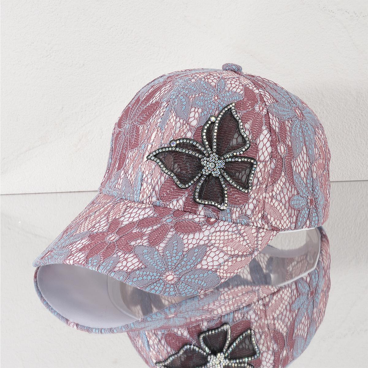 New Women s Breathable Baseball Cap Lace Rhinestone Butterfly with Embroidered Flower Mesh Cap Pastoral Travel M(56-58cm) фіолетовий
New Women s Breathable Baseball Cap Lace Rhinestone Butterfly with Embroidered Flower Mesh Cap Pastoral Travel M(56-58cm) фіолетовий