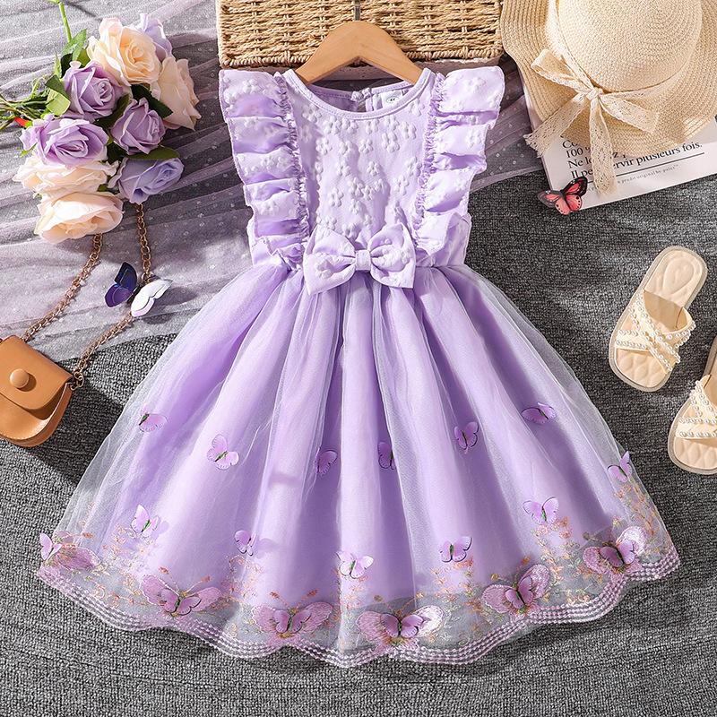 2025 New Summer Girls Dresses Sweet Butterfly Mesh 3d Flower Sleeveless Princess Dresses for Children 5Y off білий колір
2025 New Summer Girls Dresses Sweet Butterfly Mesh 3d Flower Sleeveless Princess Dresses for Children 5Y off білий колір