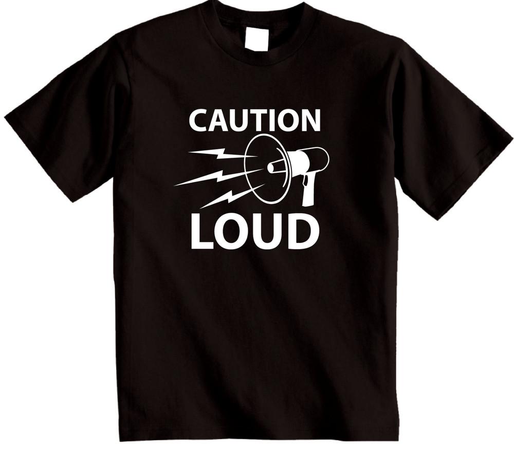 Caution Loud, Funny Megaphone T-Shirt novelty sarcastic Unisex Tshirt S
Caution Loud, Funny Megaphone T-Shirt novelty sarcastic Unisex Tshirt S