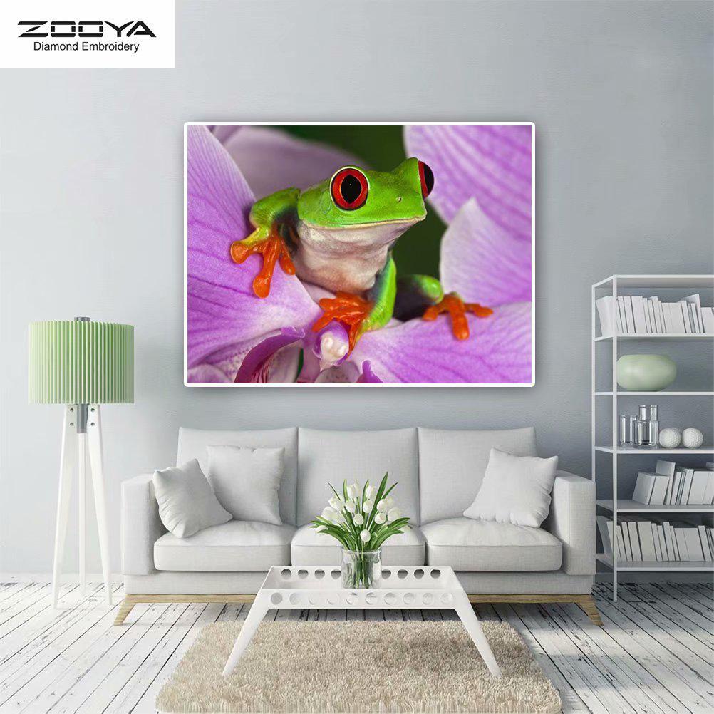 ZOOYA DIY 5D Полный квадрат Алмазная картина Лягушка Вышивка Крестом Ремесло Стежок Домашний декор
ZOOYA DIY 5D Полный квадрат Алмазная картина Лягушка Вышивка Крестом Ремесло Стежок Домашний декор