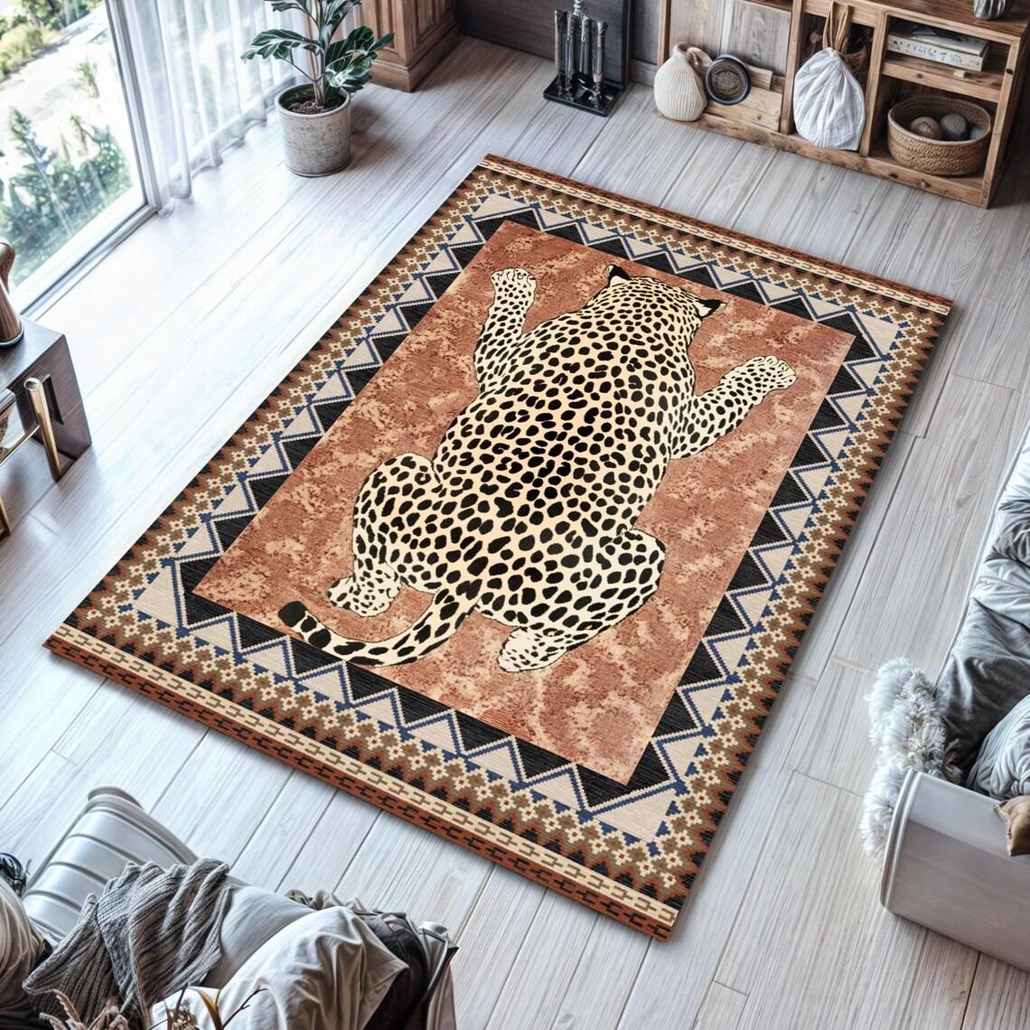 Tibetian Tiger Rug, Tiger Modern Print Rug Rustic Animal Carpet Ethnical Tiger Rug Unique Area Rug Tiger Pattern Rug, Animal Rug 40x60CM
Tibetian Tiger Rug, Tiger Modern Print Rug Rustic Animal Carpet Ethnical Tiger Rug Unique Area Rug Tiger Pattern Rug, Animal Rug 40x60CM