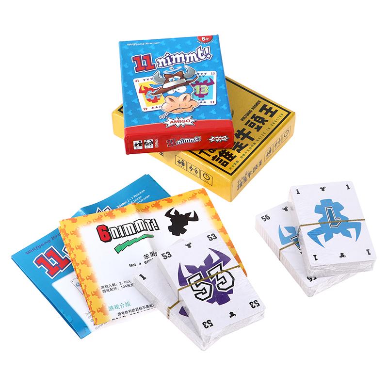 Возьмите 6 Nimmt Настольная игра 2-10 игроков Забавный подарок для вечеринки Семейные карточные игры
Возьмите 6 Nimmt Настольная игра 2-10 игроков Забавный подарок для вечеринки Семейные карточные игры