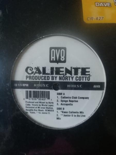 12inch Record NORTY COTTO - Caliente AV049 AV8 Records 1998 US Dance & Electronica Used
12inch Record NORTY COTTO - Caliente AV049 AV8 Records 1998 US Dance & Electronica Used