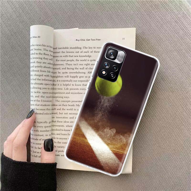 Tennis Racket Tennis Ball Phone Case For Xiaomi Redmi Note 11 12 14 13 Pro Plus 5G 14S 4G 12S 10 10S 11T Pro 11S 11E Coque Funda Redmi Note 10 Pro
Tennis Racket Tennis Ball Phone Case For Xiaomi Redmi Note 11 12 14 13 Pro Plus 5G 14S 4G 12S 10 10S 11T Pro 11S 11E Coque Funda Redmi Note 10 Pro