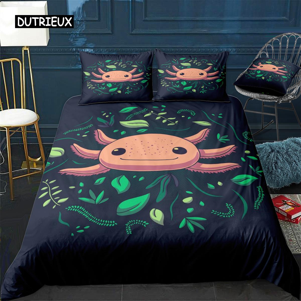 Axolotl Animal Cute Pet Quilt Cover Pillowcase 3Piece Comforter Bedding Set With Pillow Case Single Double Duvet Cover EU single(135x200cm)
Axolotl Animal Cute Pet Quilt Cover Pillowcase 3Piece Comforter Bedding Set With Pillow Case Single Double Duvet Cover EU single(135x200cm)