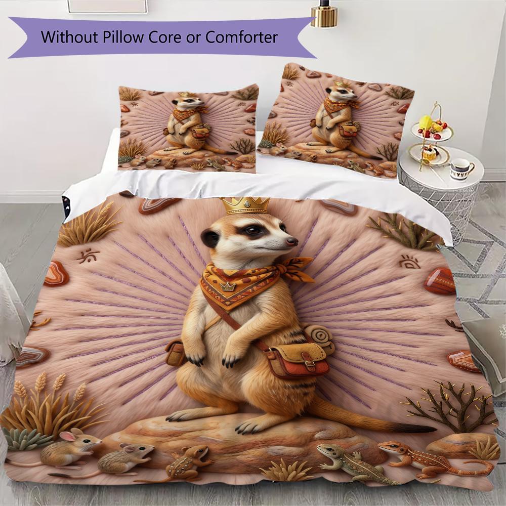 Cute animals Pattern Bedding uilt Set uilt Cover Pillowcase Home Decoration Birthday Gift (1 * duvet cover + 19 * pillowcase without core) 135x200cm
Cute animals Pattern Bedding uilt Set uilt Cover Pillowcase Home Decoration Birthday Gift (1 * duvet cover + 19 * pillowcase without core) 135x200cm