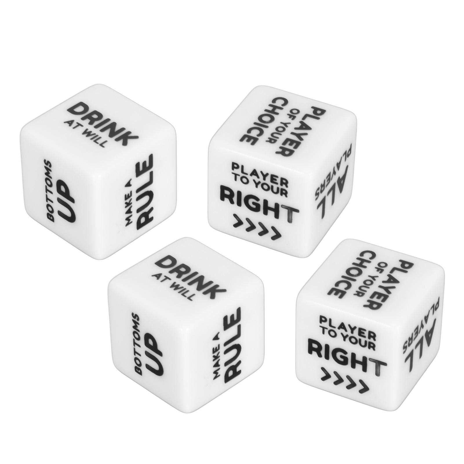 2 Set English Wine Order Dice White Lightweight Fun Action Instructions Dice for Table Games Family Gatherings
2 Set English Wine Order Dice White Lightweight Fun Action Instructions Dice for Table Games Family Gatherings