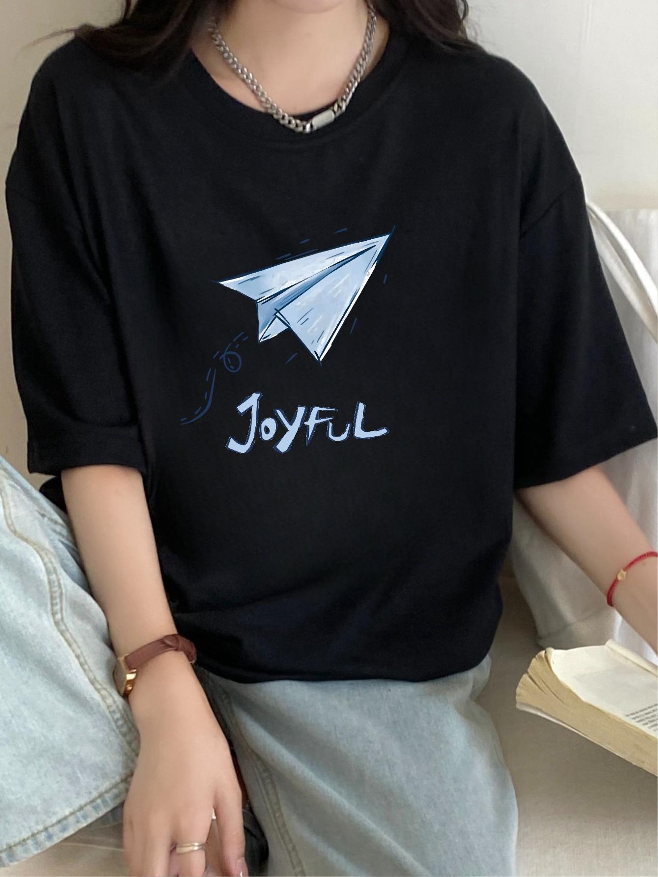 Black WomenS Casual Print ShortSleeved TShirt for Instagram LaidBack Summer Outfits Harajuku Sleeve Casual Aesthetic Clothes S
Black WomenS Casual Print ShortSleeved TShirt for Instagram LaidBack Summer Outfits Harajuku Sleeve Casual Aesthetic Clothes S