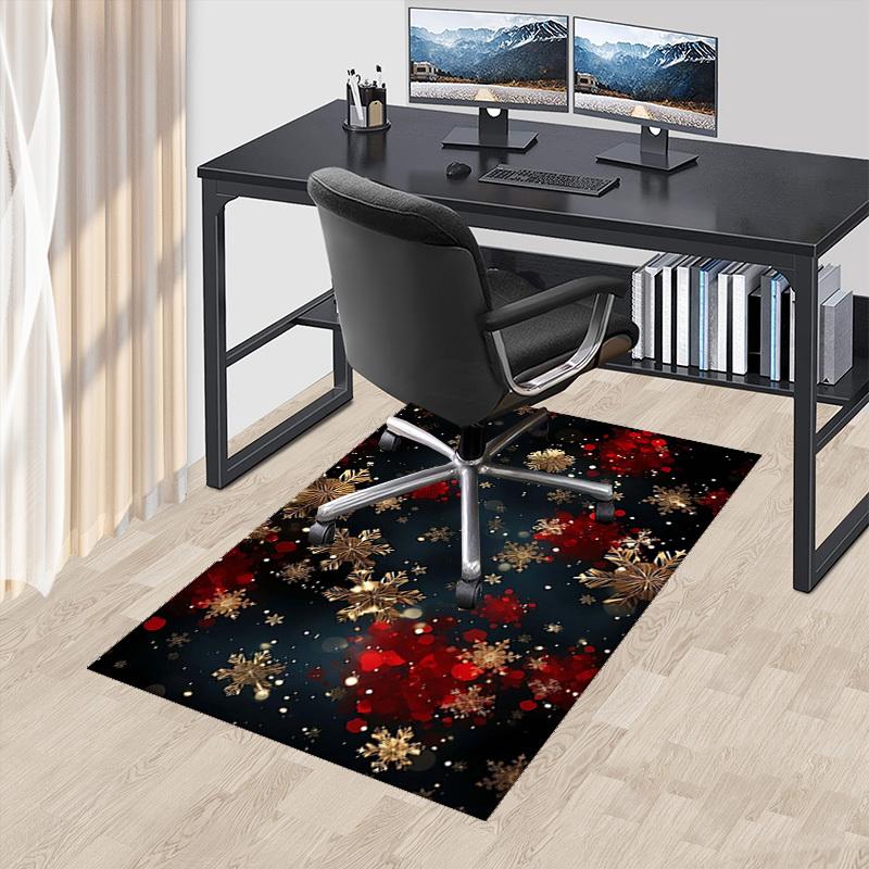 Christmas Snowflake Chair Mat - Anti-Slip Carpet for Office, Home Decor, Living Room, Bedroom, Game Room & Dormitory - Anime Cartoon Design Holiday Gi 60cm by 90cm
Christmas Snowflake Chair Mat - Anti-Slip Carpet for Office, Home Decor, Living Room, Bedroom, Game Room & Dormitory - Anime Cartoon Design Holiday Gi 60cm by 90cm