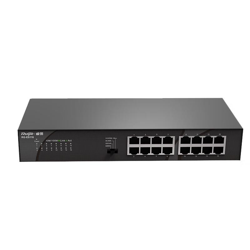 Ruijie 16-Port 100M Unmanaged Switch
Ruijie 16-Port 100M Unmanaged Switch