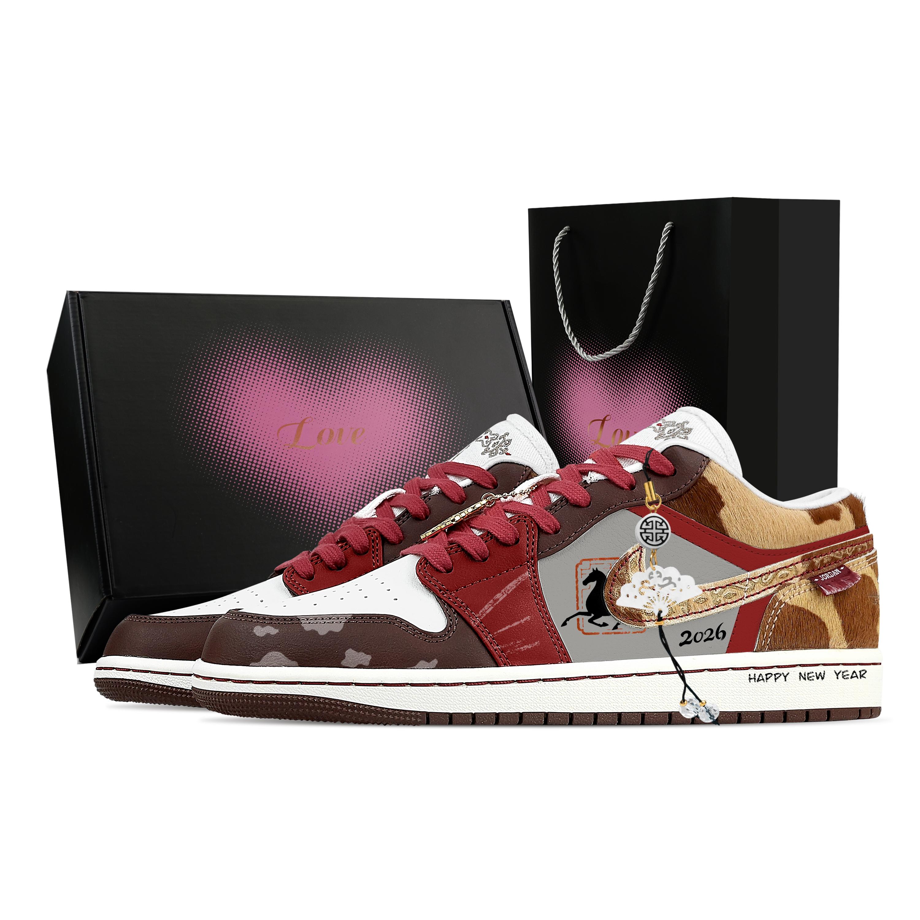 Jordan Air Jordan 1 Sky Dash, Heart Box Low top Vintage Basketball Shoes Men s Brown Gray IQ5321-121(Team773--) 42.5
Jordan Air Jordan 1 Sky Dash, Heart Box Low top Vintage Basketball Shoes Men s Brown Gray IQ5321-121(Team773--) 42.5
