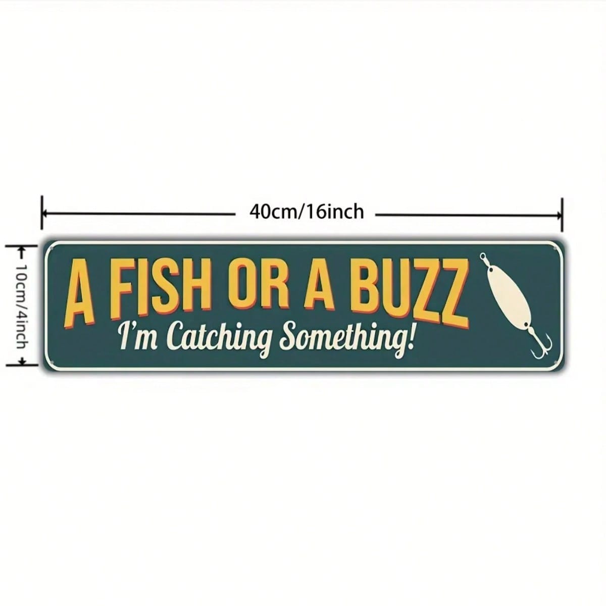 Decorative Metal Sign Vintage Fishing Quote Wall Art Aluminum Hanging Plaque For Home Bar Cafe Garage 10x40 різнокольоровий
Decorative Metal Sign Vintage Fishing Quote Wall Art Aluminum Hanging Plaque For Home Bar Cafe Garage 10x40 різнокольоровий