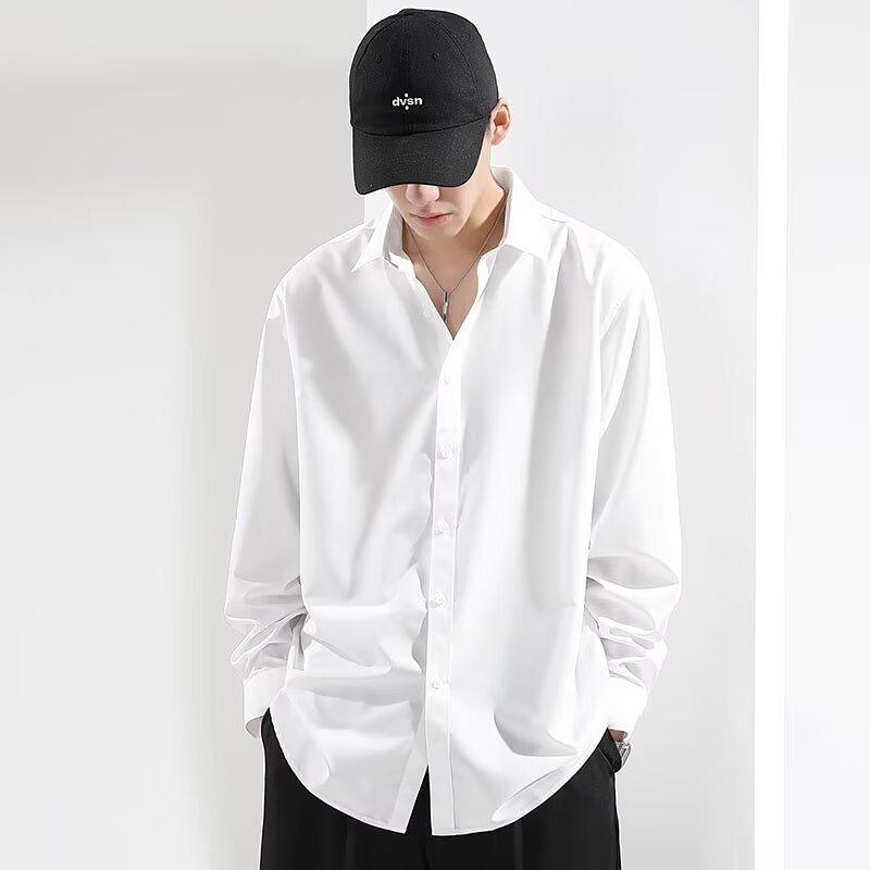 Summer Ice Silk Shirt Men s Long-sleeved White Casual Shirt Loose Large Size Drooping 2026 High-end Inch Shirt Thin Style M белый
Summer Ice Silk Shirt Men s Long-sleeved White Casual Shirt Loose Large Size Drooping 2026 High-end Inch Shirt Thin Style M белый