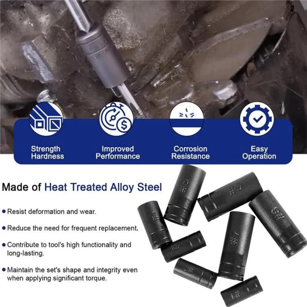 Compact Tap Socket Set Tool As Shown Tap Socket Set Compact Design For Confined Spaces Square End Drive Heat-treated Alloy Steel China Mainland
Compact Tap Socket Set Tool As Shown Tap Socket Set Compact Design For Confined Spaces Square End Drive Heat-treated Alloy Steel China Mainland