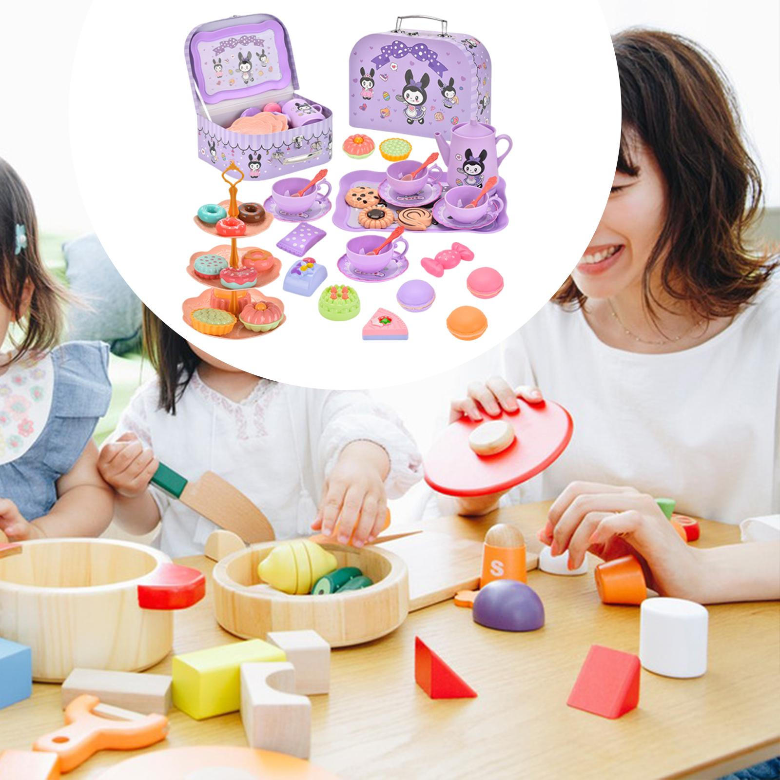 Tea Party Toy Early Educational (44Pcs) Time Play Developmental Toys Kitchen Tableware Set for
Tea Party Toy Early Educational (44Pcs) Time Play Developmental Toys Kitchen Tableware Set for